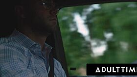 Oh no, pregnant Casey Calvert's water breaks while catching her boyfriend fucking Leana Lovings!