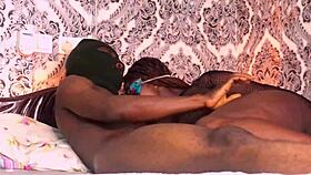 Threesome fuck while friends watch