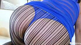 i'm matur lulu strippin and playtime with busty tits, oldnanny