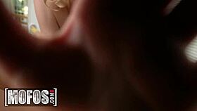 kenzie reeves and vanessa cage take turns licking shaved pussies