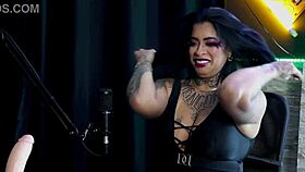 Morena Demonstrates Her Boquete Leaving The Brinquedinho All Babado - Marcelly Melo Sheer Red