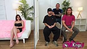 Which One Of The Guys Will Fuck Super-Busty Alice Fantasy? She Desperately Wants To Fuck All Three