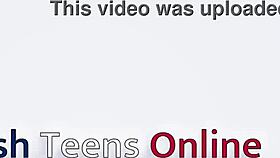 Hot british teen 18+ gives an epic blowjob