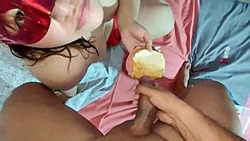 She craves my cum dripping on her sloppy sandwich