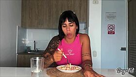 I Fuck My Stepdad With My Big Ass Anal While My Stepmom Is In The Shower - Sayafit