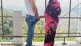 Indian Couple Fucks Outdoors By River