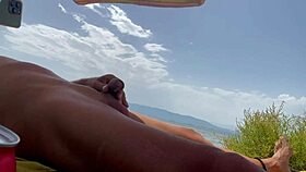 failed challenge - very fast cum - blowjob on the beach - pov 😩🏖️