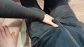 jerked off a classmates cock right during a lecture