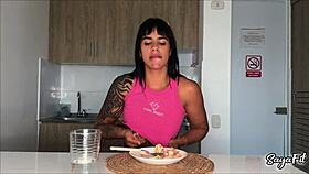 I Fuck My Stepdad With My Big Ass Anal While My Stepmom Is In The Shower - Sayafit