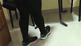 i hired a cleaning lady and she showed up in see-through leggings