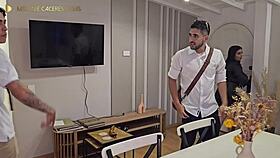 Bold BBW Latina endures intense double penetration domination