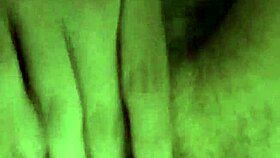 Hairy pussy drips from intense orgasm