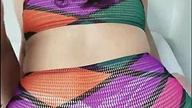 My wife shows pussy and big ass on webcam