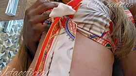 Cleo Cadillac Fucks Funkeiro's Thick Dick In The Hair!