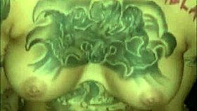 oh my god, gorgeous tattooed slut picked up and fucked hard by stranger in hotel, choking and gagging!