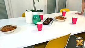 joy sublime blonde enjoys pussy in group fun