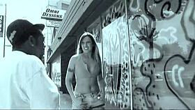 slutty blonde milf sucks big black cock deepthroat