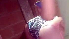 Check out these two angles of standing sex in a short dress