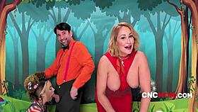 Sesame Street Gone Wild With Freeuse MILF And Big Tits Group Fucking