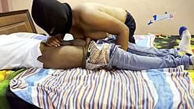 having fun in hotel room with milf girlfriend drinking lots of milk after long time 🥛