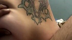 She rides like a champ, wet pussy on small tits