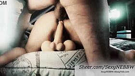 dildo in pussy dick in ass preview with curvy milf