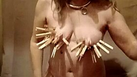 Slave F Self-Session With Clamps And Belt 😈