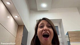 talia mint in european kitchen