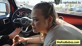 Sexy And Horny Blonde Teen 18+ Performs Amazing Wet Blowjob On Her Friend Chloe Rose Charles Dera