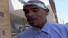 Charlie fire takes huge black cock