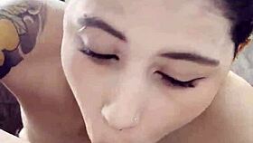 Best Friend Blowjob And Taking Cum In The Mouth