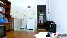 i fucked that latina maid alessandra dias' big ass in the livin room, interracial with tony tigrao's monster cock, so rough