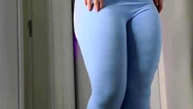 Big Ass in Leggings Came to Say Good Night