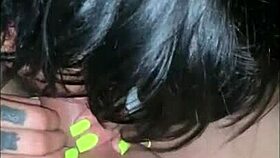 oh my god, gorgeous tattooed slut picked up and fucked hard by stranger in hotel, choking and gagging!