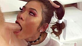 Petite Vina Sky Craves Bryan Gozzling's Rough Fucking