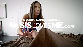 horny guy strips naked his innocent babe and pounds her hard