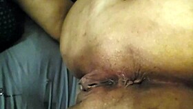 Wife's first black cock cumshot!