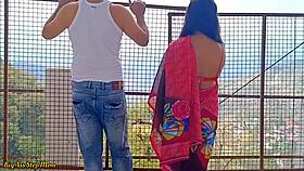 Indian Couple Fucks Outdoors By River