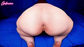 Shaking and spreading all that fat loose booty mama wants to pussy fart on your dick