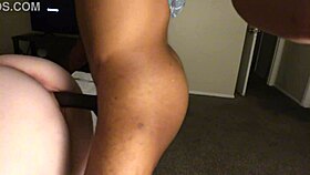 Snowbunny in glasses gettin my black cock pt 1 😍