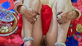 Beautiful Indian babe celebrates Karwa Chauth with friends