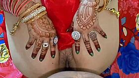 Beautiful Indian babe celebrates Karwa Chauth with friends