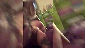 Tatted Emo Beauty Takes Backshots and Submits