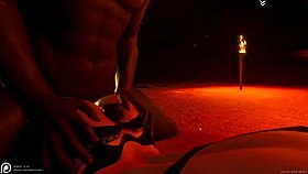 wild life - big ass big tit curvy white milf serenia dresses up like a slut and fucks her big black dick nero by the fire