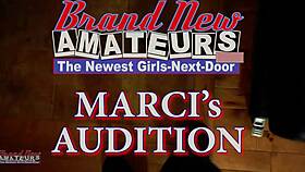 Inked marci dildo fucks pussy