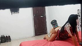 hidden camera records cuckold seeing wife with another man