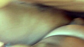 i fuck sexy teen ebony babe in sensual doggy and cum on pussy