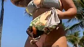 I let the guy slap my ass on the beach and he exposed himself - I was scared but eventually gave in