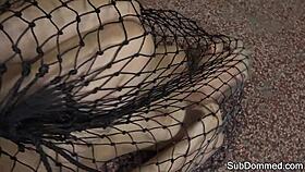 Dominated Euro Trapped In Web By Maledom