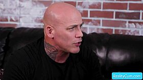 busty baby sitter seduces her employer with her perky nipples and sexy tats - lumi ray derrick pierce